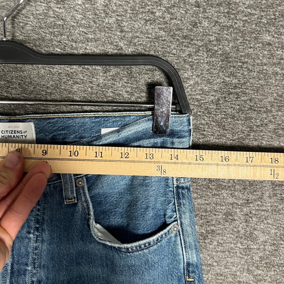 Citizens of Humanity Womens Jeans Denim Blue High Waist Wide Leg Size 28 - Picture 4 of 16